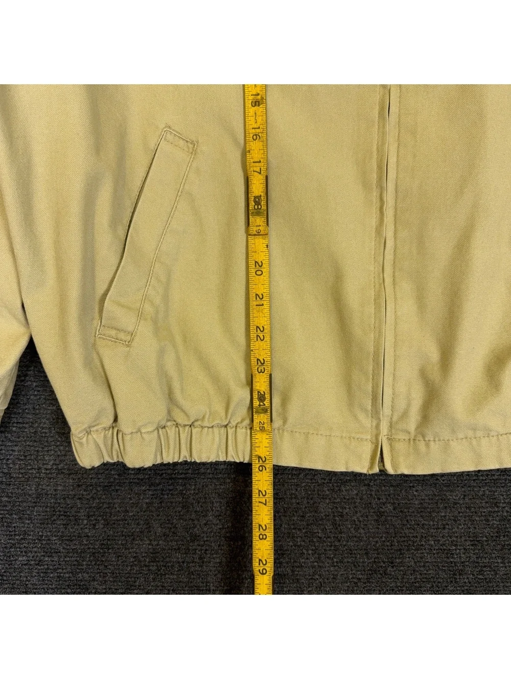 Vintage Hunt Club Men's Harrington Jacket Khaki Men's L